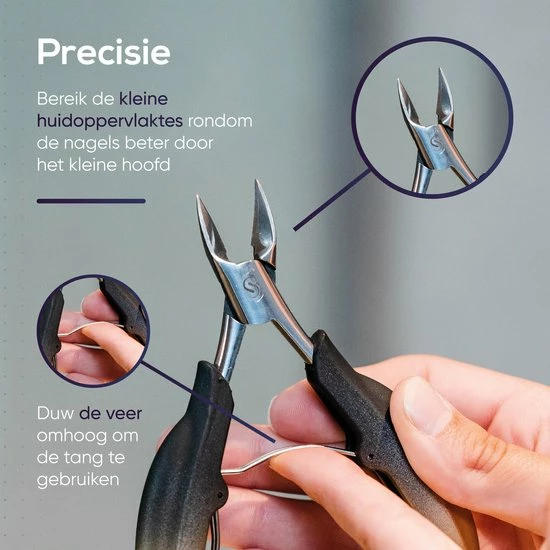 Skeraxo® Professionele Pedicureset Nageltang Kalknagel - Met Nagelvijl & Vuil Verwijderaar - Nagelschaar Voor Harde Teennagels – Nagelknipper Ingegroeide Teennagel - Inclusief Teennagel Correctors 8 Skeraxo® Professionele Pedicureset Nageltang Kalknagel - Met Nagelvijl & Vuil Verwijderaar - Nagelschaar Voor Harde Teennagels – Nagelknipper Ingegroeide Teennagel - Inclusief Teennagel Correctors - Afbeelding 6