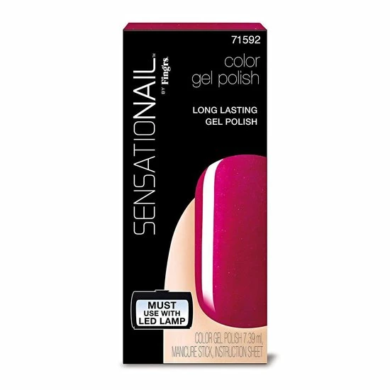 Sensationail Gel Polish - Love Bite - Roze - Gel Nagellak 4 Sensationail Gel Polish - Love Bite - Roze - Gel Nagellak - Afbeelding 2