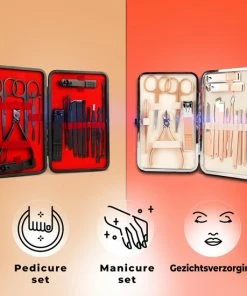 Pulver - Luxe Manicureset / Pedicureset Met Lederen Opbergetui - 19 Delig - Pedicure Set - Manicure Set - Manicure Sets - Pedicure Sets - Verzorging - Zwart 15 Pulver - Luxe Manicureset / Pedicureset Met Lederen Opbergetui - 19 Delig - Pedicure Set - Manicure Set - Manicure Sets - Pedicure Sets - Verzorging - Zwart -Maybelline-winkel 550x550 292