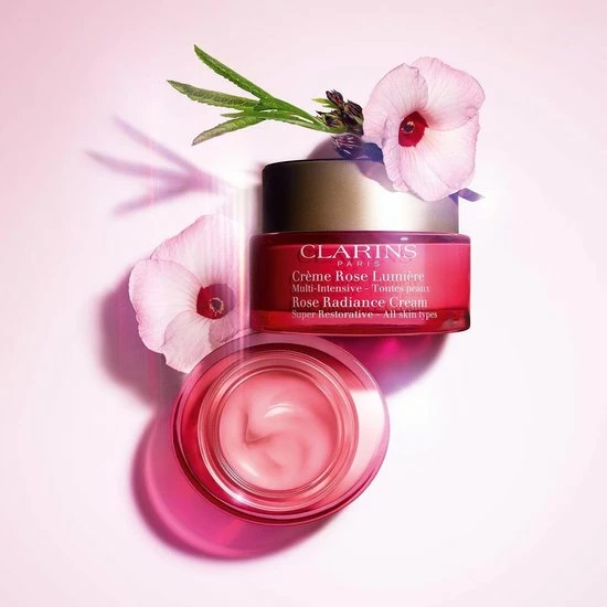 Clarins Rose Radiance Cream - Dagcr Me - 50 Ml 10 Clarins Rose Radiance Cream - Dagcr Me - 50 Ml - Afbeelding 8