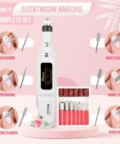 Nolad® Elektrische Nagelvijl - Nagelvijlen - Nagelaccessoires - Wit -Maybelline-winkel 550x550 32