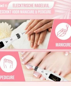 Nolad® Elektrische Nagelvijl - Nagelvijlen - Nagelaccessoires - Wit -Maybelline-winkel 550x550 33