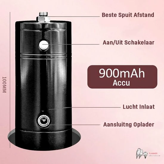 Flanner Oplaadbare USB Mini Airbrush Kit - Draagbare Mini Draadloze Airbrush Gun Kit - Handheld Airbrush Set Voor Nail Art & Make-up - Taart Decor - Tattoo - Art Craft 5 Flanner Oplaadbare USB Mini Airbrush Kit - Draagbare Mini Draadloze Airbrush Gun Kit - Handheld Airbrush Set Voor Nail Art & Make-up - Taart Decor - Tattoo - Art Craft - Afbeelding 3