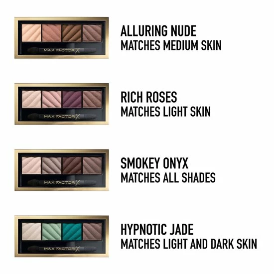 Max Factor Smokey Eye Drama Kit Oogschaduwpalette - 10 Alluring Nude 9 Max Factor Smokey Eye Drama Kit Oogschaduwpalette - 10 Alluring Nude - Afbeelding 7