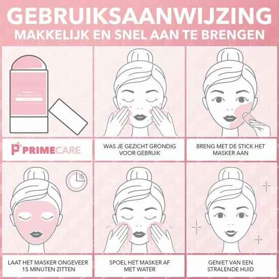 PrimePlus PrimeCare Pink Clay Mask Stick - Shea Butter – Botanische Extracten - Gezichtsmasker – Huidverzorging – Hydraterend – Egaliserend – Verzorgend - Roze Face Mask - Kleimasker 8 PrimePlus PrimeCare Pink Clay Mask Stick - Shea Butter – Botanische Extracten - Gezichtsmasker – Huidverzorging – Hydraterend – Egaliserend – Verzorgend - Roze Face Mask - Kleimasker - Afbeelding 6