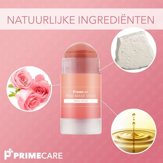 PrimePlus PrimeCare Pink Clay Mask Stick - Shea Butter – Botanische Extracten - Gezichtsmasker – Huidverzorging – Hydraterend – Egaliserend – Verzorgend - Roze Face Mask - Kleimasker 9 PrimePlus PrimeCare Pink Clay Mask Stick - Shea Butter – Botanische Extracten - Gezichtsmasker – Huidverzorging – Hydraterend – Egaliserend – Verzorgend - Roze Face Mask - Kleimasker - Afbeelding 7