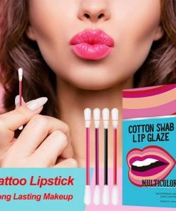 Tim Voets Handelsonderneming Tattoo Lippenstift Multi-color | Lippenstift Wattenstaafje 20 Stuks | Duurzame Long Lasting Waterdichte Vloeibare Non-stick Tattoo Lipstick | Lip Stain