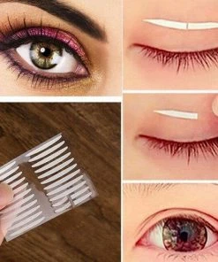 LOUZIR 144 Stuks Zeer Effectieve Ooglid Stickers - Verbeterde Onzichtbare Ooglid Stickers - Oogleden Liften - Ooglidtape - Ooglidstickers -Eyelidtapes 144x