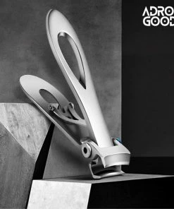 AdroitGoods Nagelknipper Set - Nageltang - Nagelschaar - Kalknagels - Teennagel - Pedicure - Incl. Nagelvijl - Grijs -Maybelline-winkel 550x550 5