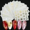 Nagelstickers , 30 Vellen Nail Art/set Winter Goud Zilver,Manicure,Nagellak -Maybelline-winkel 550x550 507