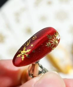 Nagelstickers , 30 Vellen Nail Art/set Winter Goud Zilver,Manicure,Nagellak -Maybelline-winkel 550x550 511