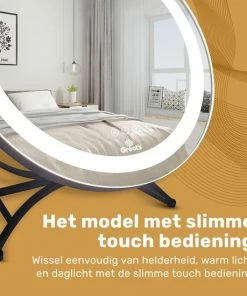 Great?s? Great's Make Up Spiegel Met LED Verlichting - Visagie Spiegel Rond - Incl. Close Up 10x - Zwart 14 Great?s? Great's Make Up Spiegel Met LED Verlichting - Visagie Spiegel Rond - Incl. Close Up 10x - Zwart -Maybelline-winkel 550x550 540