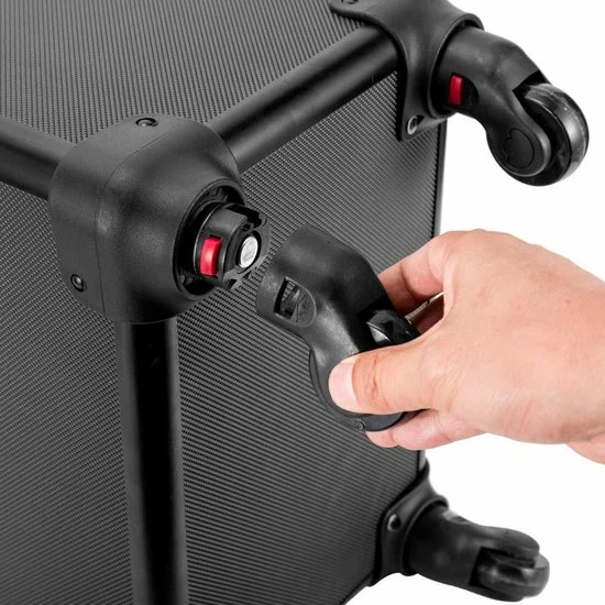 MEGA BEAUTY SHOP? Aluminium Trolley 3D Zwart 4in1 13 MEGA BEAUTY SHOP? Aluminium Trolley 3D Zwart 4in1 - Afbeelding 11