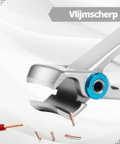 AdroitGoods Nagelknipper Set - Nageltang - Nagelschaar - Kalknagels - Teennagel - Pedicure - Incl. Nagelvijl - Grijs -Maybelline-winkel 550x550 6