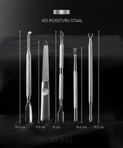 YUBBI™ Professionele Nagelverzorging Set - 5 Delig - Nagelriem Duwer - Bokkenpootje - Gellak Verwijderaar - Nagelvijl - Gel Acryl Nagel Prep - RVS - Inclusief Opbergetui 13 YUBBI™ Professionele Nagelverzorging Set - 5 Delig - Nagelriem Duwer - Bokkenpootje - Gellak Verwijderaar - Nagelvijl - Gel Acryl Nagel Prep - RVS - Inclusief Opbergetui -Maybelline-winkel 550x550 70