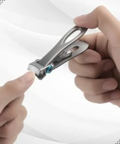 AdroitGoods Nagelknipper Set - Nageltang - Nagelschaar - Kalknagels - Teennagel - Pedicure - Incl. Nagelvijl - Grijs -Maybelline-winkel 550x550 9