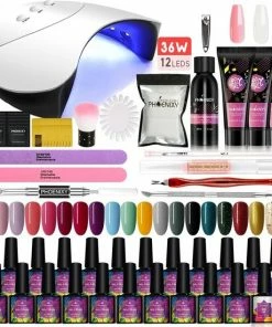 Phoenix Gellak Starterspakket - Led Lamp 36W - Gelnagellak - Polygel Nagels - Manicure Set - Nail Art -Maybelline-winkel 550x551 18
