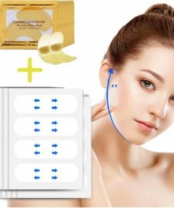 Mystige Facelift Tape Met Oogmasker Voor Wallen 40 Stuks Face Tape Gezicht Tape Transparant