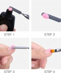 Ardran & Tookar Nagel Polygel Tool - Gel Penseel - Nail Poly Gel Tool - 2 In 1 Kwast Met Spatel -Maybelline-winkel 550x552 10