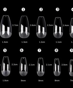 Merkloos Nageltips - 500 Stuks - Ballerina Medium - Coffin Medium - Nailtips - Nepnagels - Kunstnagels - Plaknagels - Nageltips Transparant - Nagel Tips Transparant - Full Cover Nailtips - Full Cover Nageltips - Nageltips 500 Stuks - Nagel Tips Acryl -Maybelline-winkel 550x553