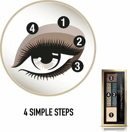 Max Factor Smokey Eye Drama Kit Oogschaduwpalette - 05 Magnet Jades 9 Max Factor Smokey Eye Drama Kit Oogschaduwpalette - 05 Magnet Jades - Afbeelding 7