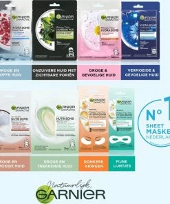 Garnier Skinactive Face Sheet Oogmasker - Kokosnoot En Hyaluronzuur - 1 Stuk -Maybelline-winkel 550x560 2