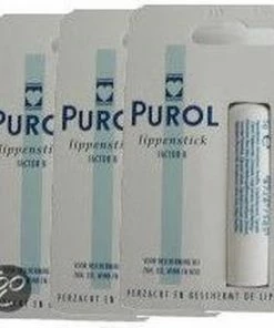 Purol Stick - Lippenbalsem - 3 Stuks - Voordeelverpakking
