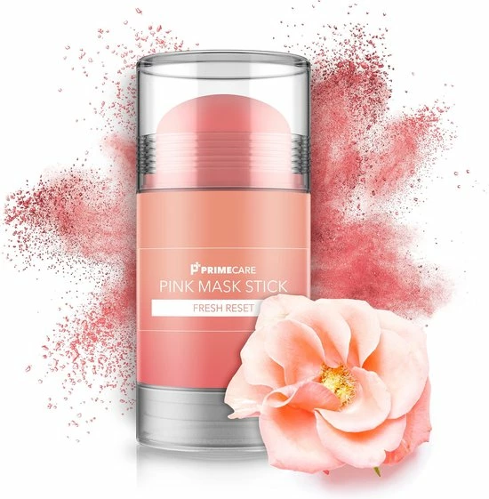 PrimePlus PrimeCare Pink Clay Mask Stick - Shea Butter – Botanische Extracten - Gezichtsmasker – Huidverzorging – Hydraterend – Egaliserend – Verzorgend - Roze Face Mask - Kleimasker 3 PrimePlus PrimeCare Pink Clay Mask Stick - Shea Butter – Botanische Extracten - Gezichtsmasker – Huidverzorging – Hydraterend – Egaliserend – Verzorgend - Roze Face Mask - Kleimasker