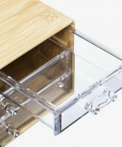 OMID HOME Bamboe Sieradendoos / Make-up Organizer - Bamboe - 4 Lades - 23,5 X 14,5 X 11 Cm - Kunststof Lades 17 OMID HOME Bamboe Sieradendoos / Make-up Organizer - Bamboe - 4 Lades - 23,5 X 14,5 X 11 Cm - Kunststof Lades -Maybelline-winkel 550x565 1
