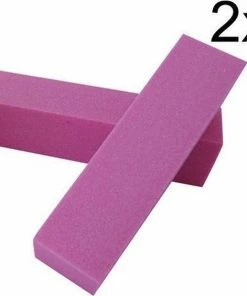 Veronica NAIL-PRODUCTS 2x Nagel Buffer Blok, Roze