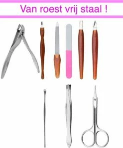 Royal WM Manicure Set - 18 Stuk(s) - Make Up Set - Nagelschaar - Nagelvijl - Brush -Maybelline-winkel 550x566 6