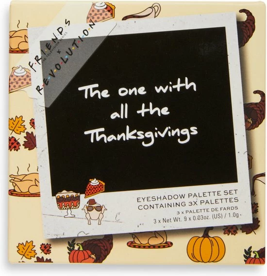 Makeup Revolution X Friends - The One With All The Thanks Giving S Eyeshadow Palette Set 5 Makeup Revolution X Friends - The One With All The Thanks Giving S Eyeshadow Palette Set - Afbeelding 3