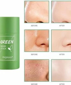 Merkloos Green Mask Stick Duo + Eggplant Mask - Huidverzorging - Gezichtsmasker - Mee Eters & Acne Verwijderen - Poriën Reiniger -Blackhead -Maybelline-winkel 550x567 6