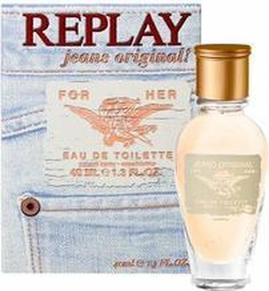 Replay Jeans Original For Her Eau De Toilette Spray 40 Ml 7 Replay Jeans Original For Her Eau De Toilette Spray 40 Ml - Afbeelding 5