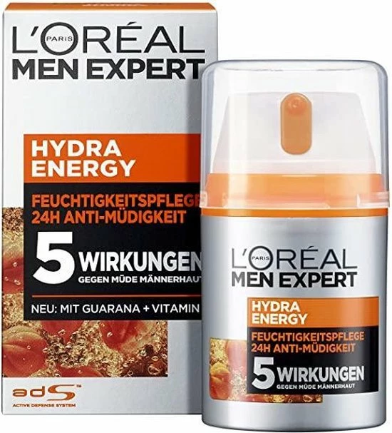 L’Oréal Paris L'Oréal Men Expert Hydra Energy Moisturiser 50 Ml 3 L’Oréal Paris L'Oréal Men Expert Hydra Energy Moisturiser 50 Ml