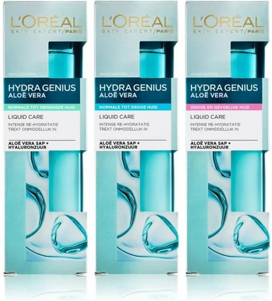 L?Or?al Paris L'Or Al Paris Hydra Genius Dagcr Me - 70 Ml - Normale Tot Droge Huid 7 L?Or?al Paris L'Or Al Paris Hydra Genius Dagcr Me - 70 Ml - Normale Tot Droge Huid - Afbeelding 5
