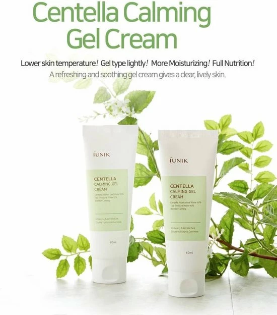 IUNIK - Centella Calming Gel Cream 5 IUNIK - Centella Calming Gel Cream - Afbeelding 3