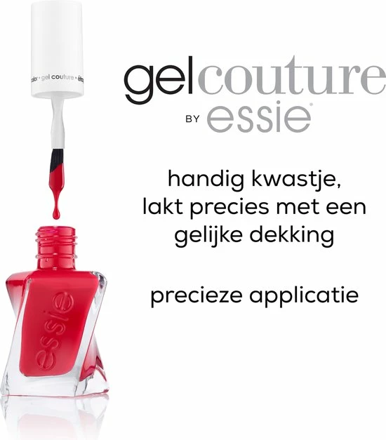 Essie Gel Couture - 510 Lady In Red - Rood - Langhoudende Nagellak - 13,5 Ml 5 Essie Gel Couture - 510 Lady In Red - Rood - Langhoudende Nagellak - 13,5 Ml - Afbeelding 3
