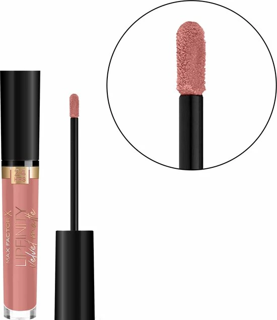 Max Factor Lipfinity Velvet Matte Lippenstift - 015 Nude Silk Nude 5 Max Factor Lipfinity Velvet Matte Lippenstift - 015 Nude Silk Nude - Afbeelding 3
