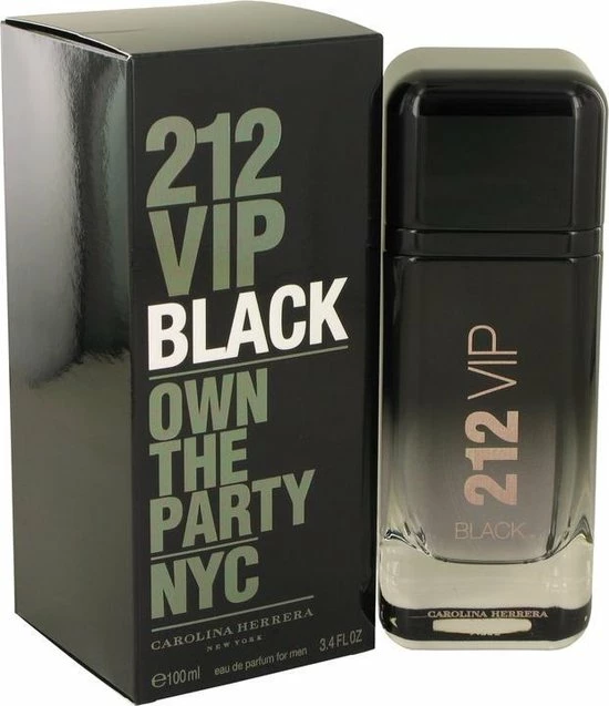 Carolina Herrera 212 Vip Black - 100ml - Eau De Parfum 4 Carolina Herrera 212 Vip Black - 100ml - Eau De Parfum - Afbeelding 2