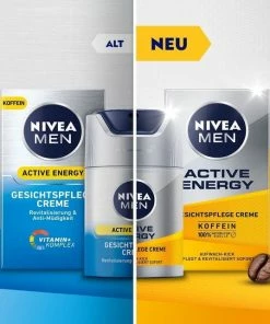 NIVEA MEN Active Energy Gezichtscr Me (50 Ml), Revitaliserende Gezichtscr Me Voor Mannen, Snel Absorberende Vochtinbrengende Cr Me Tegen Tekenen Van Vermoeidheid -Maybelline-winkel 550x642 5