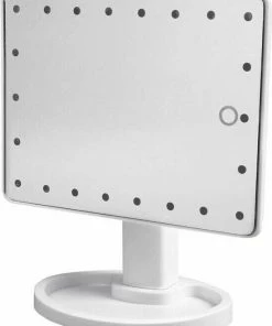 Merkloos Grote LED Make-Up Spiegel - Wit - LED Licht - Verlichting - Verlichte Make-Up Spiegel - 360 Graden Rotatie - Slimme Aanraakschakelaar 11 Merkloos Grote LED Make-Up Spiegel - Wit - LED Licht - Verlichting - Verlichte Make-Up Spiegel - 360 Graden Rotatie - Slimme Aanraakschakelaar -Maybelline-winkel 550x708 1