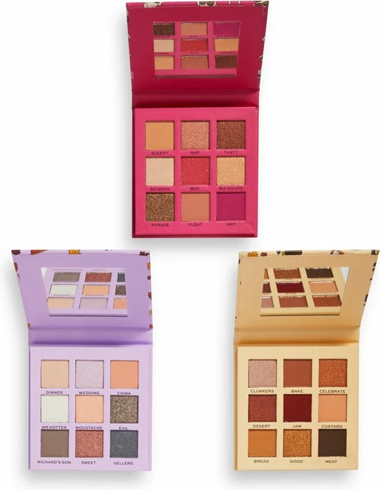Makeup Revolution X Friends - The One With All The Thanks Giving S Eyeshadow Palette Set 3 Makeup Revolution X Friends - The One With All The Thanks Giving S Eyeshadow Palette Set