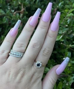 Merkloos Roze Glitter Ombre Nagels - Plaktabs - Plaknagels - Lang 10 Merkloos Roze Glitter Ombre Nagels - Plaktabs - Plaknagels - Lang -Maybelline-winkel 550x732