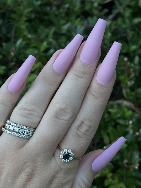 Merkloos Roze Glitter Ombre Nagels - Plaktabs - Plaknagels - Lang 4 Merkloos Roze Glitter Ombre Nagels - Plaktabs - Plaknagels - Lang - Afbeelding 2