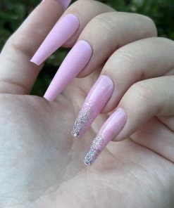 Merkloos Roze Glitter Ombre Nagels - Plaktabs - Plaknagels - Lang 11 Merkloos Roze Glitter Ombre Nagels - Plaktabs - Plaknagels - Lang -Maybelline-winkel 550x733 23