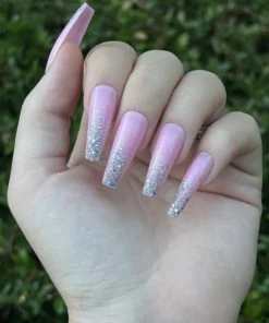 Merkloos Roze Glitter Ombre Nagels - Plaktabs - Plaknagels - Lang 12 Merkloos Roze Glitter Ombre Nagels - Plaktabs - Plaknagels - Lang -Maybelline-winkel 550x733 24