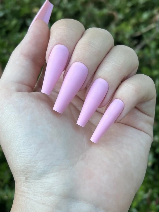 Merkloos Roze Glitter Ombre Nagels - Plaktabs - Plaknagels - Lang 8 Merkloos Roze Glitter Ombre Nagels - Plaktabs - Plaknagels - Lang - Afbeelding 6