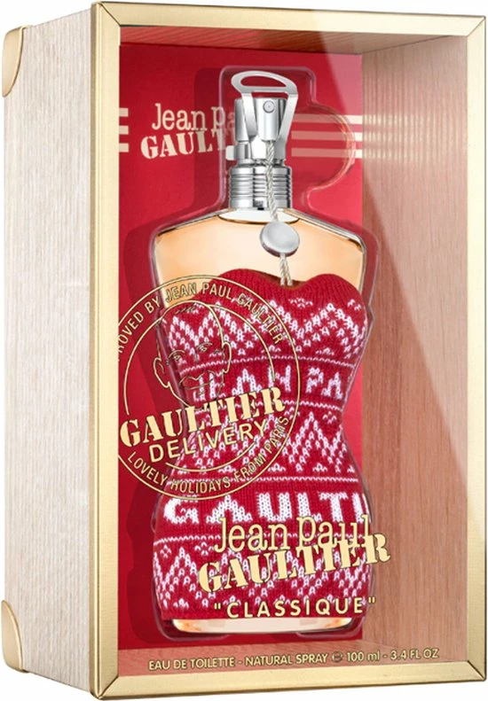 Jean Paul Gaultier Classique Xmas Edition 2021 - 100 Ml - Eau De Toilette Spray - Damesparfum 3 Jean Paul Gaultier Classique Xmas Edition 2021 - 100 Ml - Eau De Toilette Spray - Damesparfum