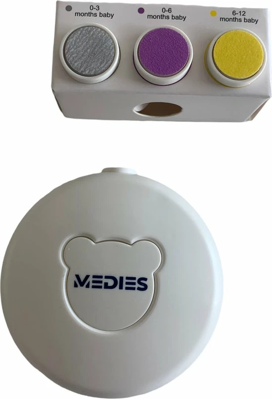 Medies Elektrische Baby Nagelvijl | Elektrische Baby Nagelknipper | Nageltrimmer | Nagelset Veilig En Zacht Voor Baby En Volwassen Zeer Stil Draadloos En Exclusief Batterij 8 Medies Elektrische Baby Nagelvijl | Elektrische Baby Nagelknipper | Nageltrimmer | Nagelset Veilig En Zacht Voor Baby En Volwassen Zeer Stil Draadloos En Exclusief Batterij - Afbeelding 6